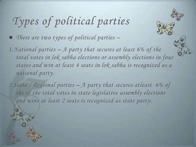 Political parties of india | PPTX