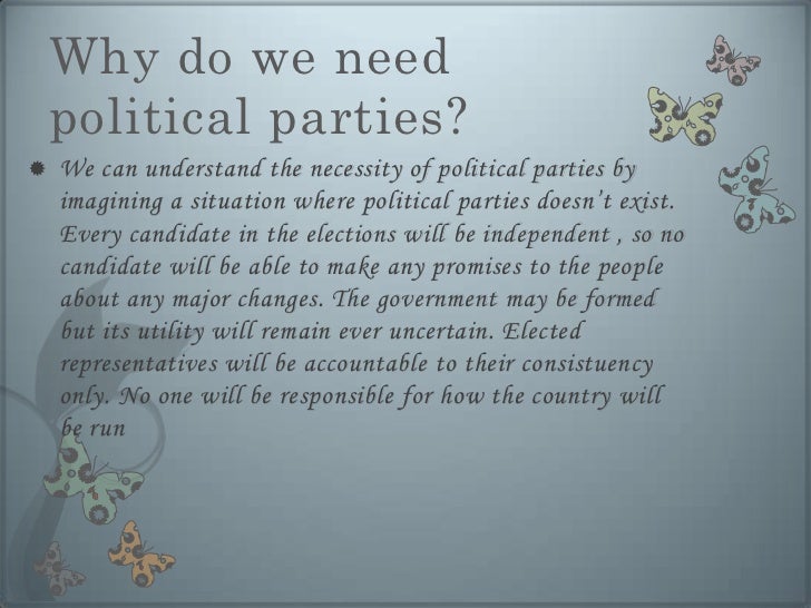 Functions of political parties essay