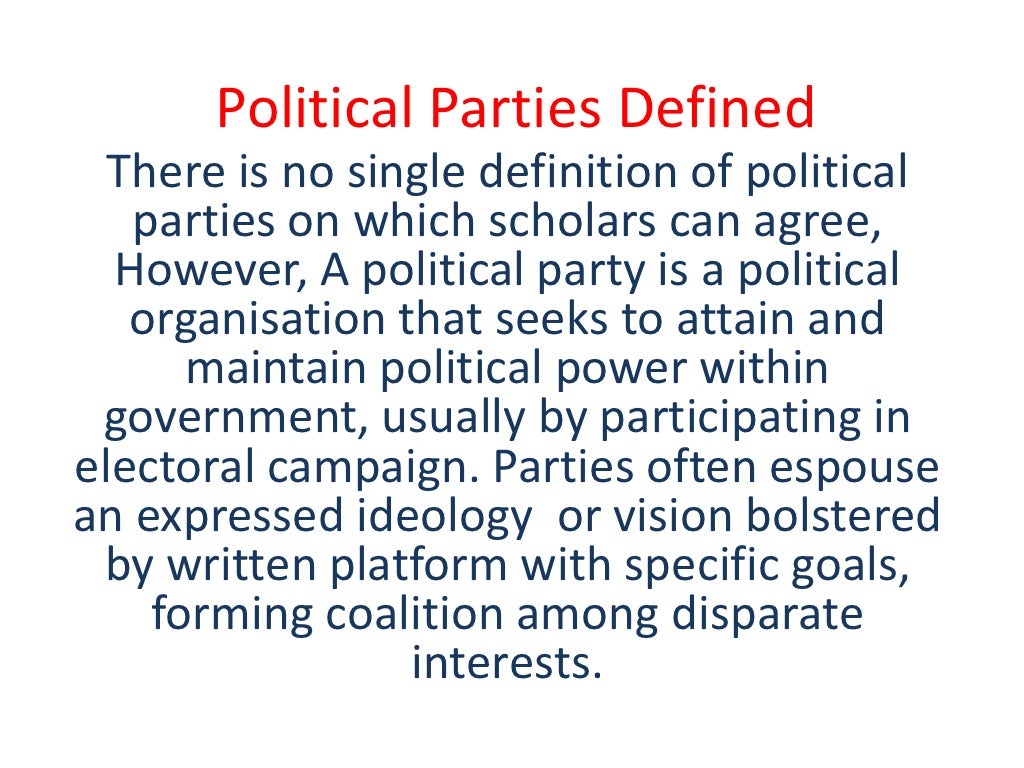 Political parties , pressure group, and role in political system