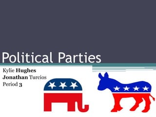 Political Parties
Kylie Hughes
Jonathan Turcios
Period 3

 