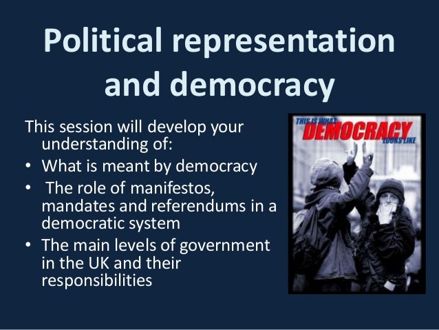 Political representation in democracy picture