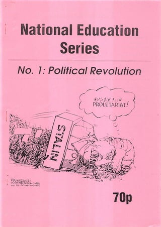 Political revolution ISG national education series 1 