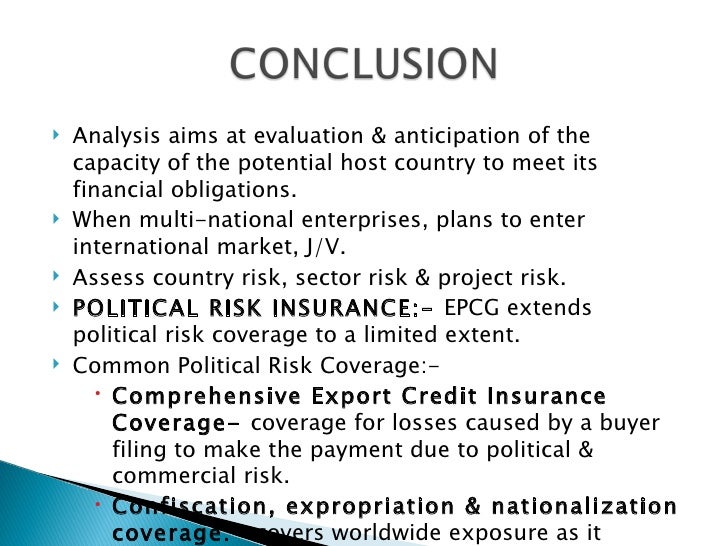 political risk