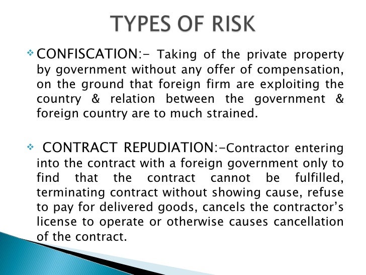 political risk
