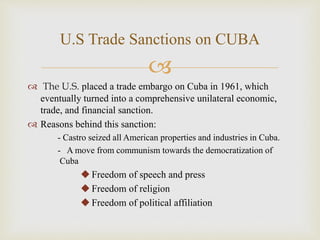 Political risk trade embargo | PPTX