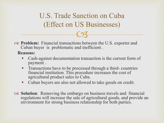 Political risk trade embargo | PPTX