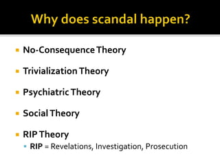 Political Scandal | PPTX