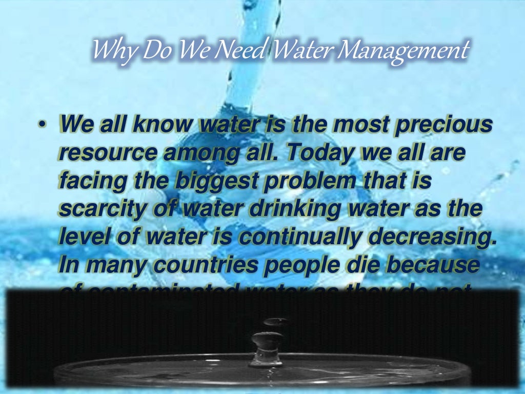 WATER CRISIS “Prediction of 3rd world war”