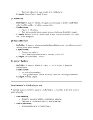 topic of political science which is made | PDF