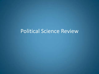 Political Science Review 