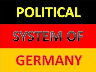 Political system of germany