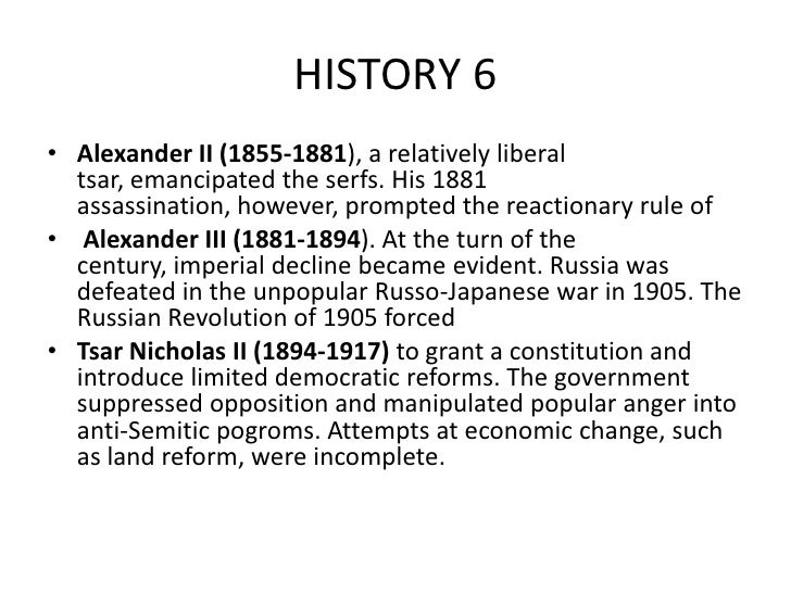 a history of the russian revolution in 1881 and the modernization of russia A revision video looking at whether russia was totally changed politically, economically and socially in the period 1881-1914 (pre-ww1) watch the revision v. a history of the russian revolution in 1881 and the modernization of russia A revision video looking at whether russia was totally changed politically, economically and socially in the period 1881-1914 (pre-ww1) watch the revision v.