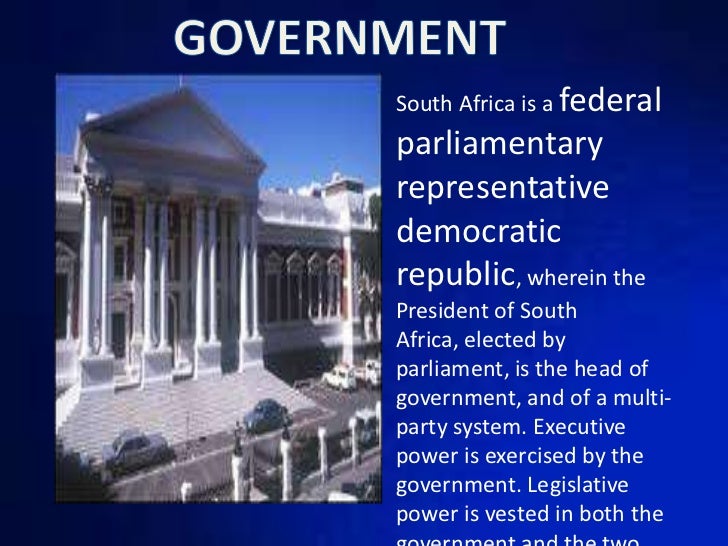 Political system of south africa