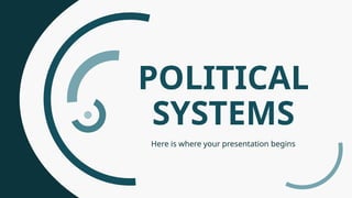 POLITICAL
SYSTEMS
Here is where your presentation begins
 