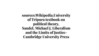 Communitarianism Political Theory Phiolosophy Pptx