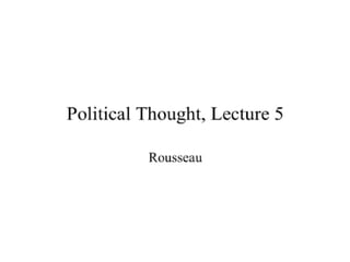 Political Thought Through the Ages, Lecture 5 with David Gordon - Mises Academy
