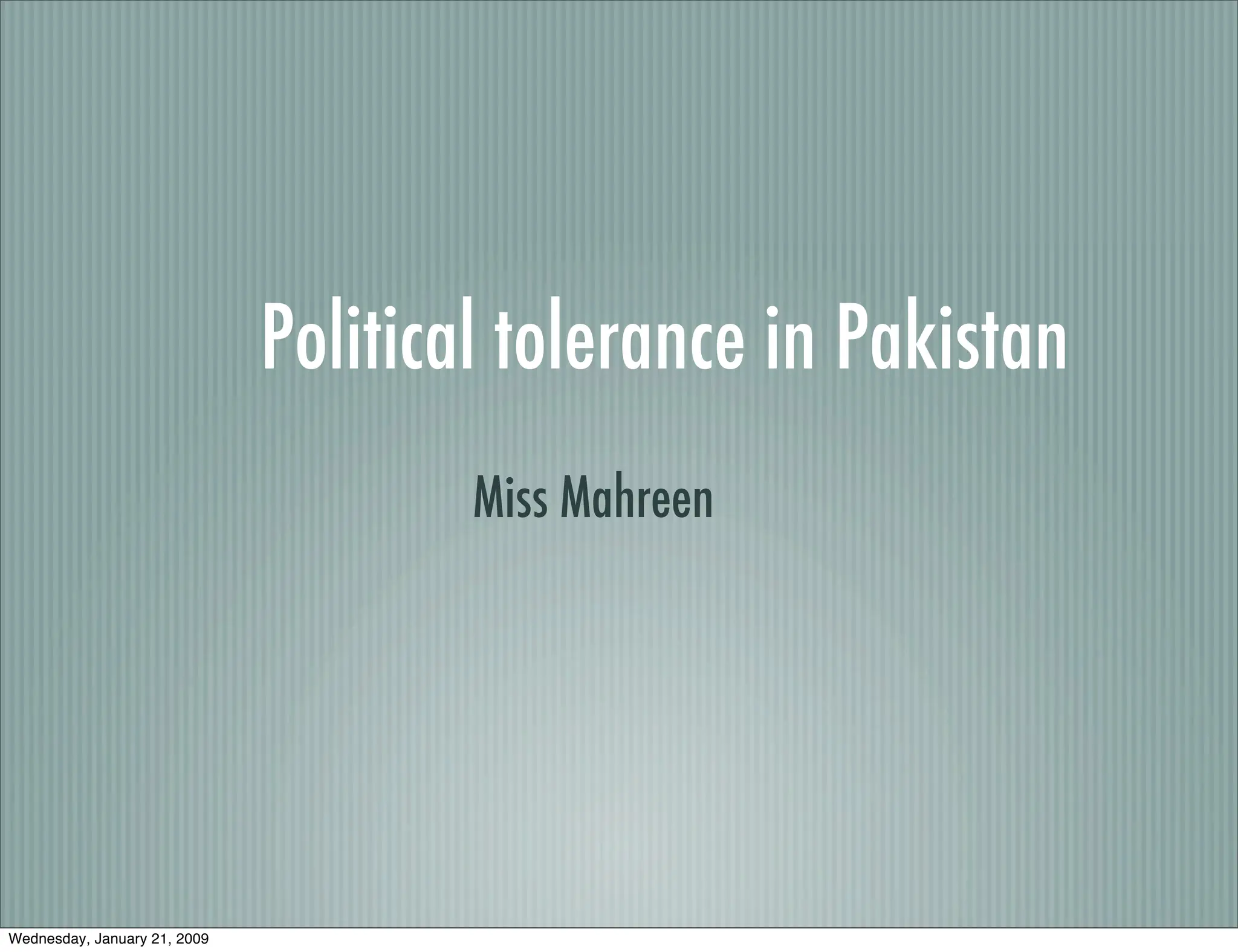 The Political Tolerance In Pakistan 01 pdf the-political-tolerance-in-pakistan-01-pdf