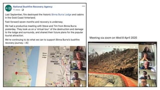 Meeting via zoom on Wed 8 April 2020
 