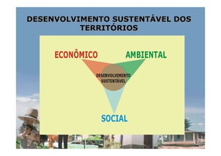 DESENVOLVIMENTO SUSTENTÁVEL DOS
          TERRITÓRIOS
 