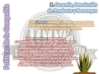 Políticas y Mercadotecnia