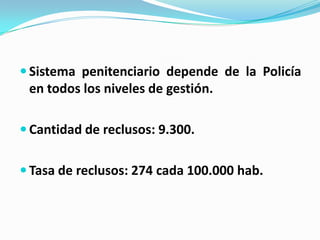 Las políticas públicas en seguridad ciudadana: formulación, implementación y evaluación