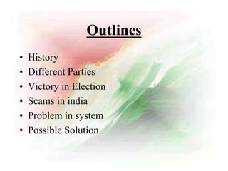 Politics in india | PPTX