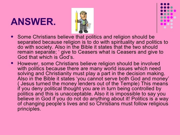 Politics And Religion