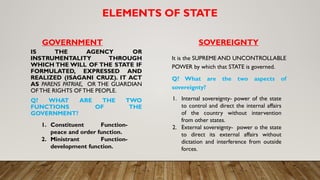 POLITICS-STATE-GOVERNMENT.pptx HUMSS strand | PPTX