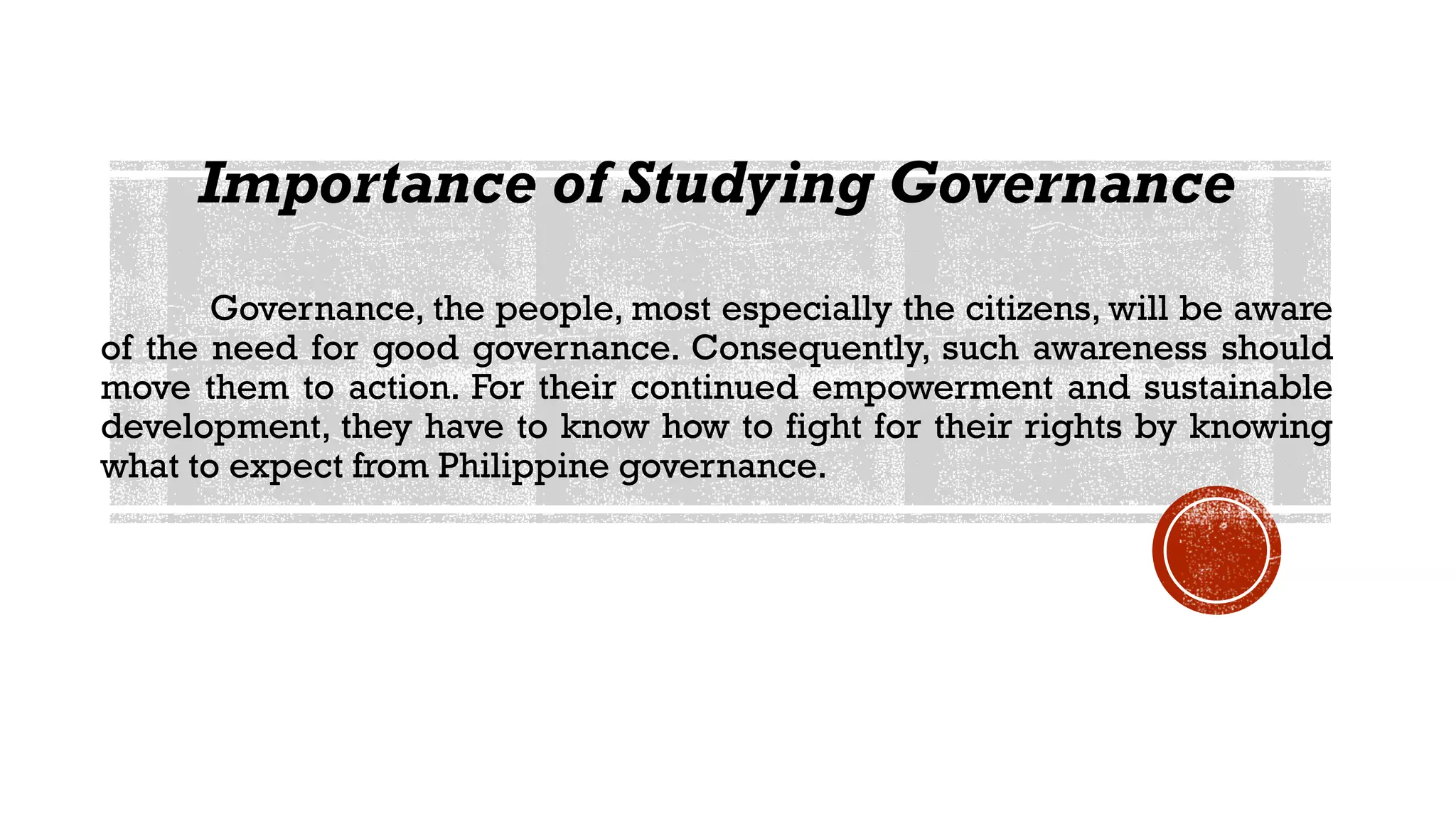 Politics and Governance in the Philippines | PDF