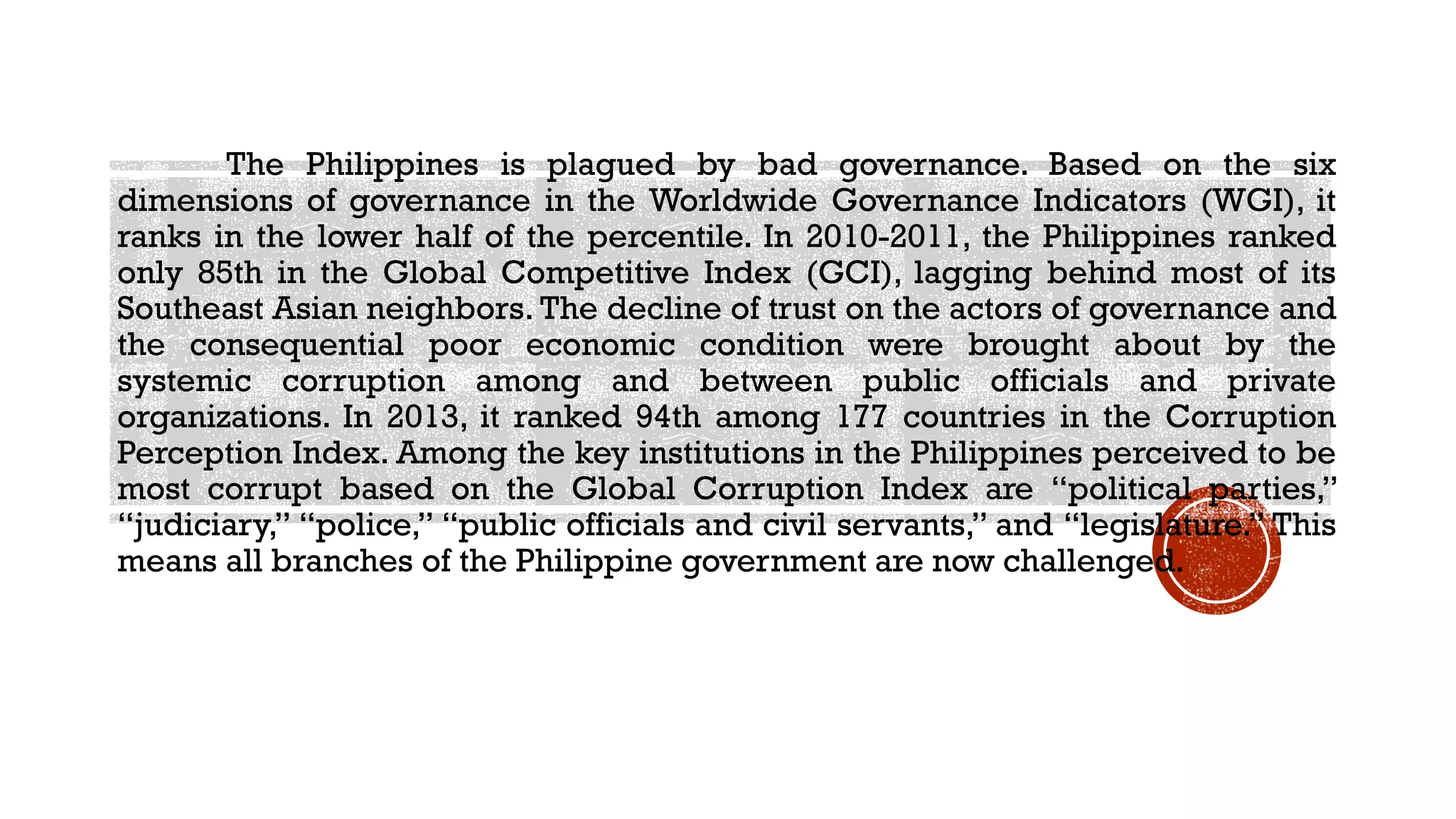 Politics and Governance in the Philippines | PDF