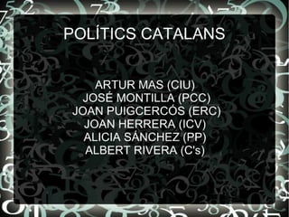 Politics catalans