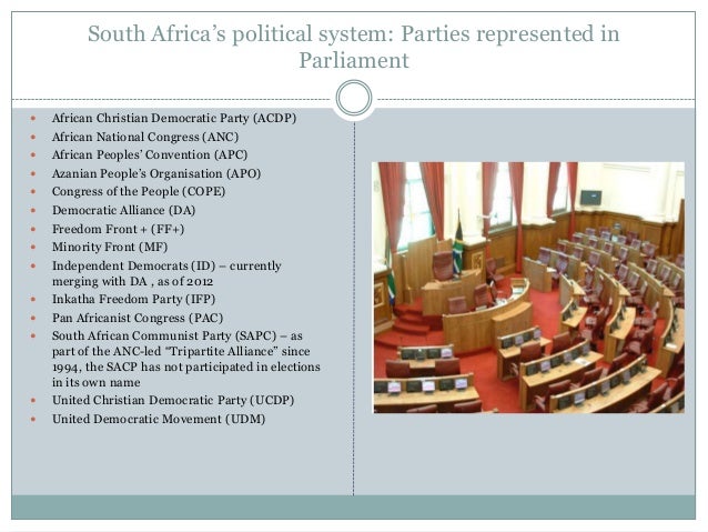 South African Political System Politics of South Africa