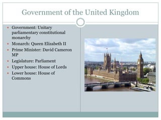 Politics of the United Kingdom | PPTX