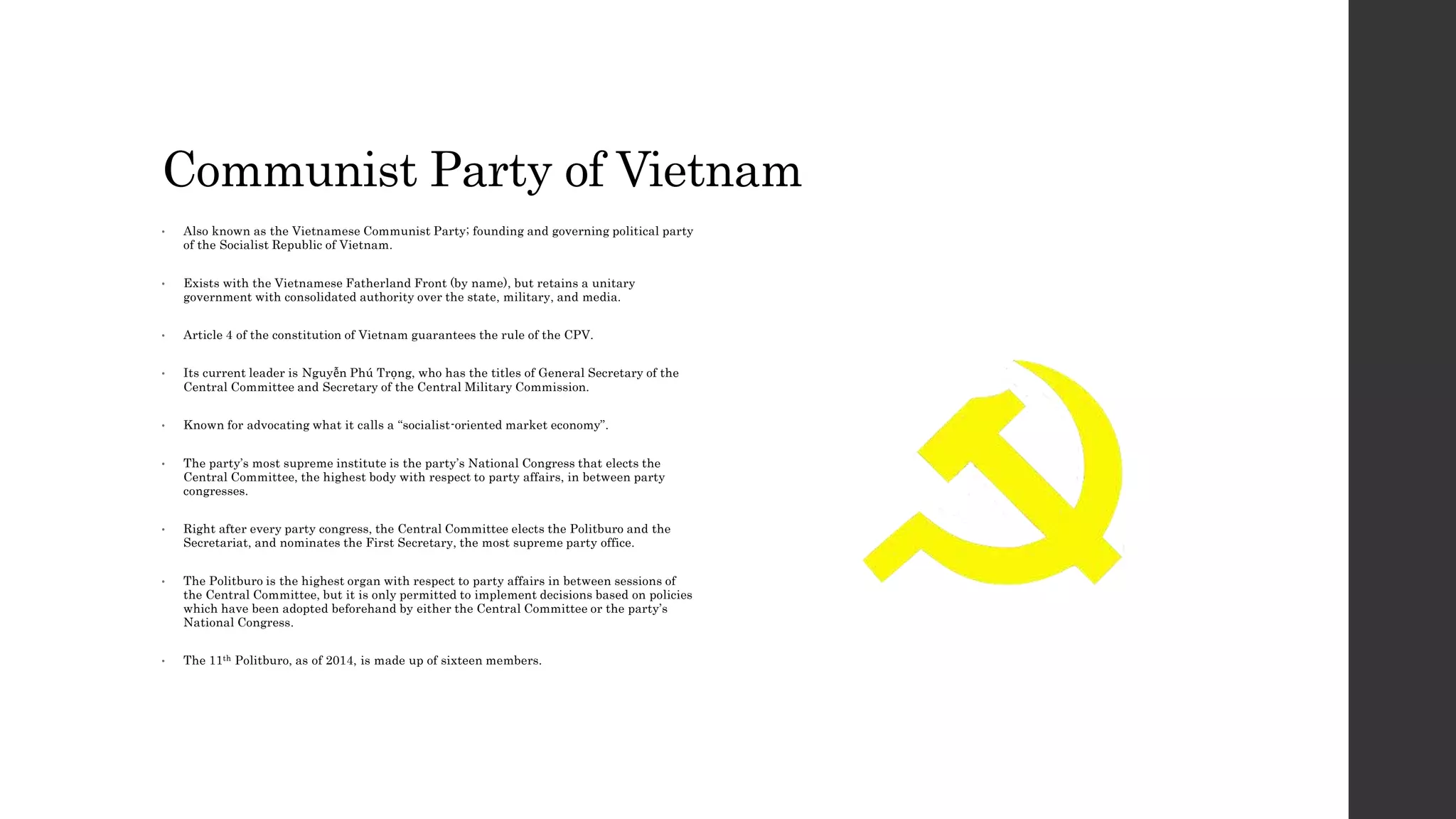Politics of Vietnam | PPTX