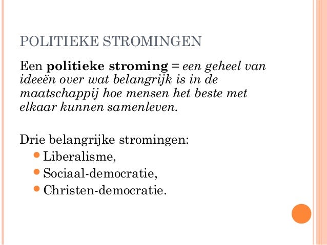 Wat Is Een Politieke Breuklijn - Bloemen