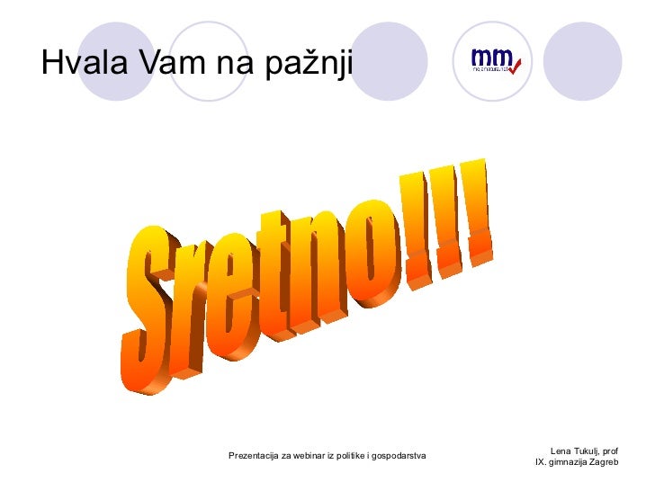 Politika i gospodarstvo politika i gospodarstvo