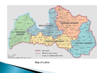 Map of Latvia
 