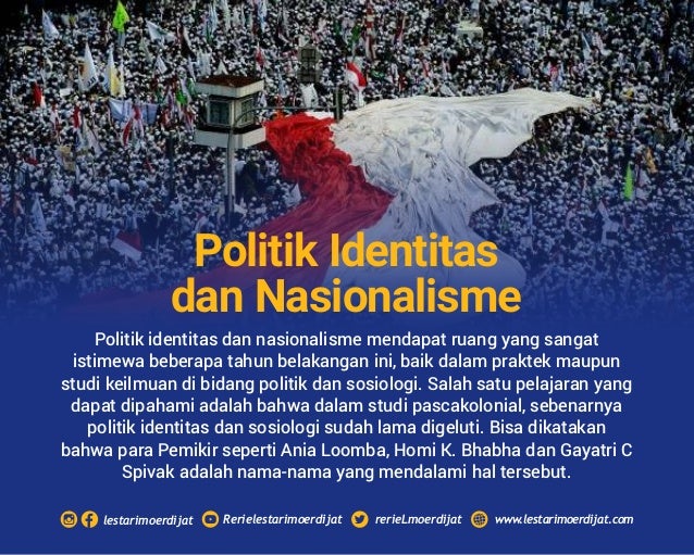 Politik Identitas Dan Nasionalisme