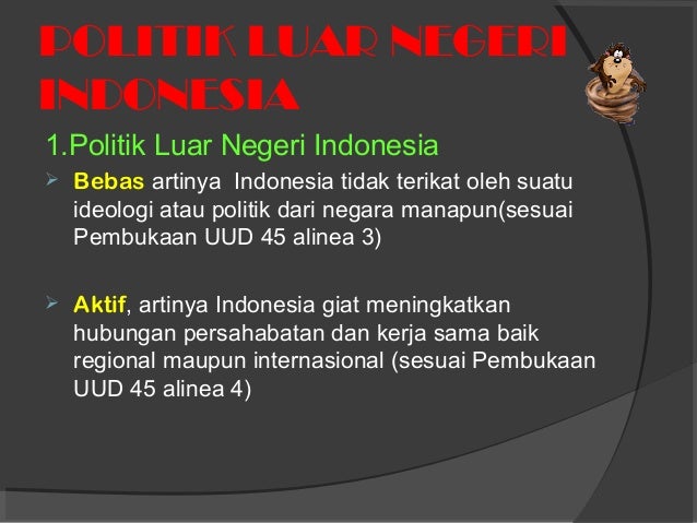 Politik Luar Negeri Indonesia