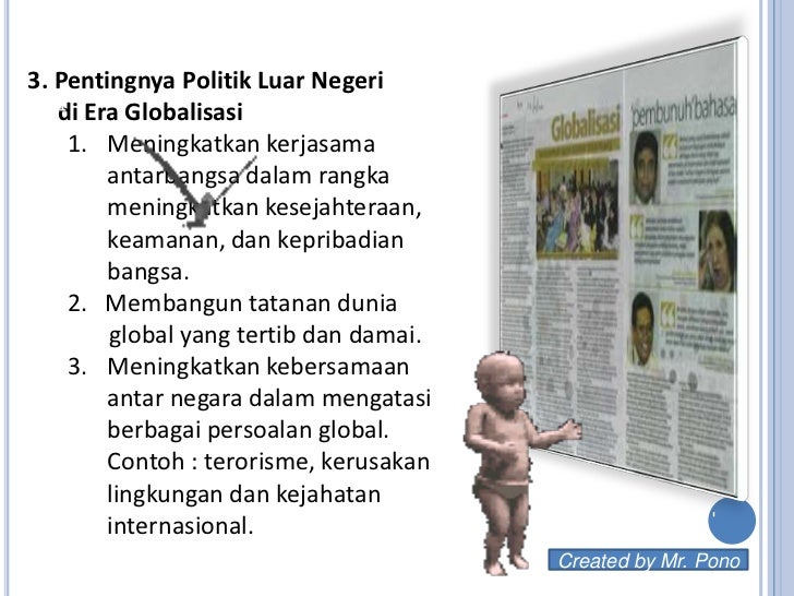 Kliping Gambar Tentang Politik Luar Negeri Indonesia Di Era Globalisasi