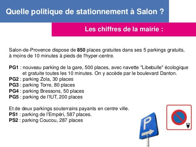 Quelle Politique De Stationnement Pour Salon