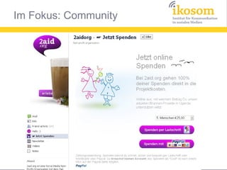 Im Fokus: Community
 
