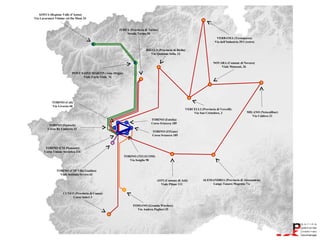 TORINO (Colt) Via Livorno 60 TORINO (Fastweb) Corso Re Umberto 32 TORINO (CSI Piemonte) Corso Unione Sovietica 216 TORINO (Eutelia) Corso Svizzera 185 CUNEO (Provincia di Cuneo) Corso Soleri 2 TORINO (ITGate) Corso Svizzera 185 ASTI (Comune di Asti) Viale Pilone 111  ALESSANDRIA (Provincia di Alessandria) Lungo Tanaro Magenta 7/a PONT SAINT MARTIN (Atos Origin) Viale Carlo Viola  76 AOSTA (Regione Valle d’Aosta) Via Lavoratori Vittime col Du Mont 24 IVREA (Provincia di Torino) Strada Torino 50 BIELLA (Provincia di Biella) Via Quintino Sella, 12 VERCELLI (Provincia di Vercelli) Via San Cristoforo, 3 MILANO (Netscalibur) Via Caldera 21 NOVARA (Comune di Novara) Viale Manzoni, 26 VERBANIA (Tecnoparco) Via dell’Industria 29/1 (retro) FOSSANO (Granda Wireless) Via Andrea Paglieri 25 TORINO (TELECOM) Via Issiglio 90 TORINO (CSP Villa Gualino) Viale Settimio Severo 63 