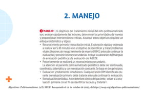 2. MANEJO
Algoritmo: Politraumatismo. (s/f). SEUP. Recuperado el 12 de octubre de 2023, de https://seup.org/algoritmo-politraumatismo/
 