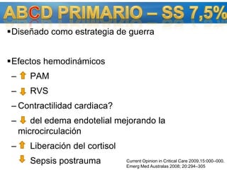 39% muerte si reciben > 10u y 57% si reciben >50u AnesthAnalg 2009;108:1760–8Current Opinion in Critical Care 2009,15:000–000