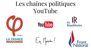 Les chaînes politiques
YouTube
 