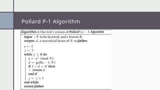 Example with discussion on Pollard Rho Algorithm.pptx