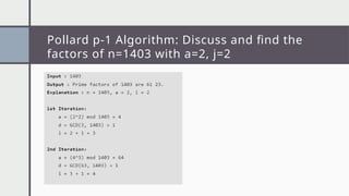 Example with discussion on Pollard Rho Algorithm.pptx