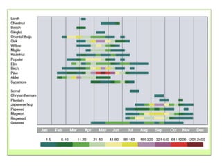 Pollen Time Pollen calendar | PPTX