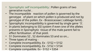 Pollen Incompatibility pollen Pistil Interaction and fertilisation | PPTX